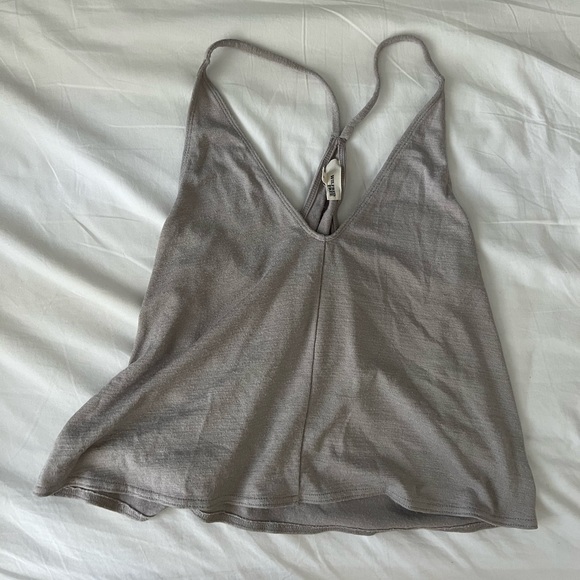 Wilfred Tops - Wilfred Free Flowy grey tank top